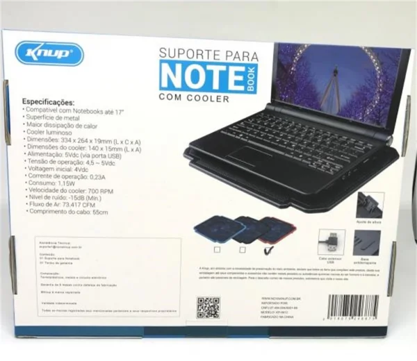 Base Para Notebook Knup KP-9012