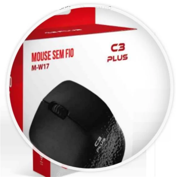 Mouse sem Fio C3Tech M-W17BK Preto