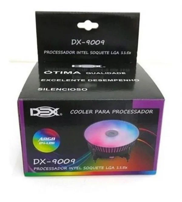 Cooler de Processador Intel LGA 115X RGB DEX DX-9009