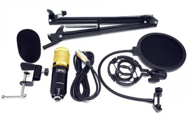 Microfone profissional condensador com acessrios Mymax / Knup