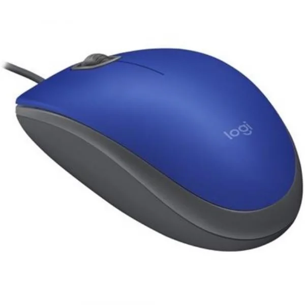 Mouse USB Logitech M110 com Clique Silencioso Azul