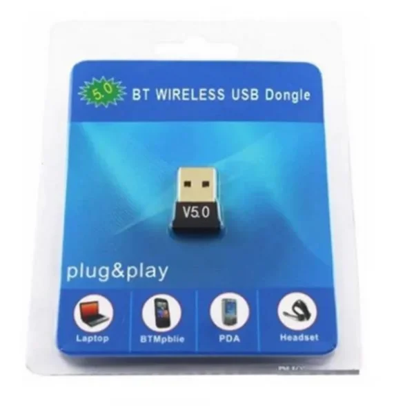 Adaptador Bluetooth USB de Musica e dados V5.0