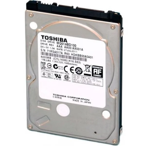 HD Notebook Sata de1TB 5400Rpm Toshiba - MQ01ABD100