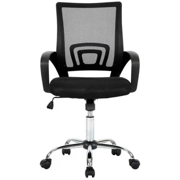 Cadeira Mymax Escritrio Executive cromada  MOCH-NEW/BK