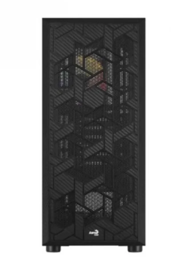 Gabinete Gamer Mid Tower RGB Hive FRGB Preto Acrlico AEROCOOL