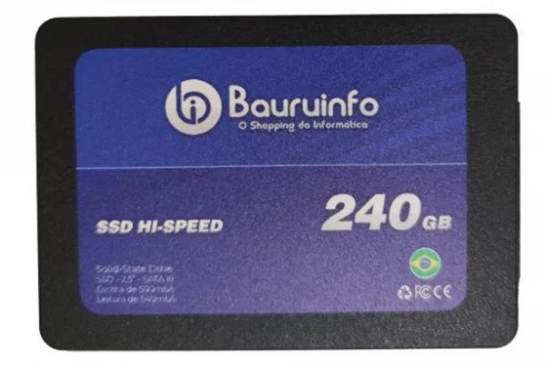 HD SSD de 240GB Sata Bauruinfo