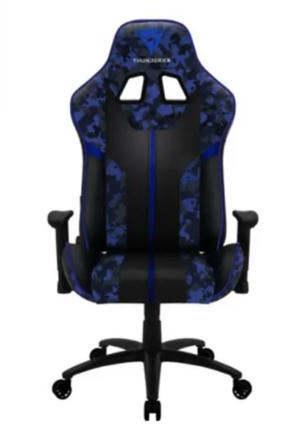Cadeira Gamer ThunderX3 BC3 Azul Admiral Camuflada Black Hawk
