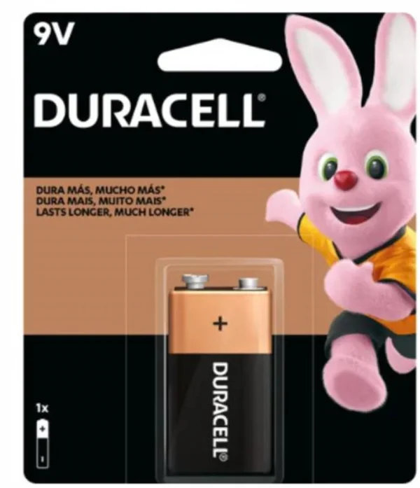 Bateria Alcalina 9V MN1604 (cartela c/1 bateria) DURACELL