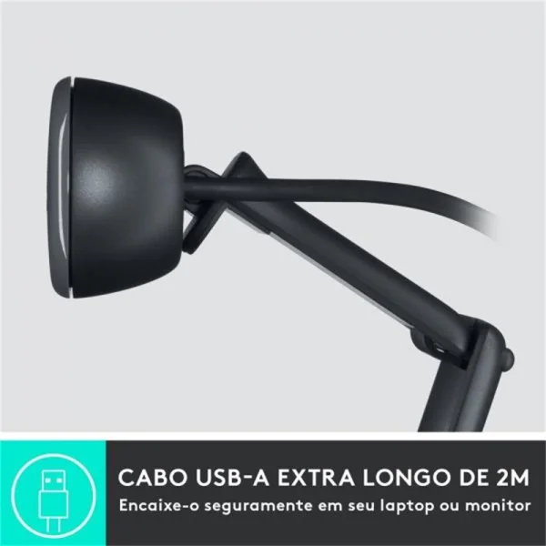 Webcam HD 720P Logitech C505 Preto - 960-001363