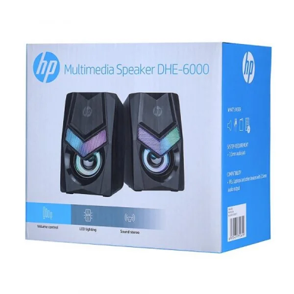 Caixa de Som HP 2.0 DHE-6000 Preta