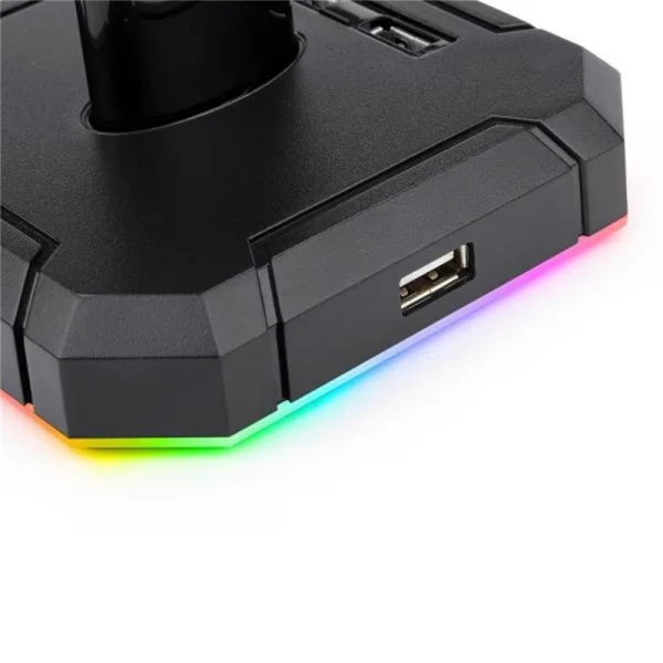 Suporte de Fone de Ouvido Headset Gamer Redragon Scepter Pro HA300 RGB 4 Portas USB