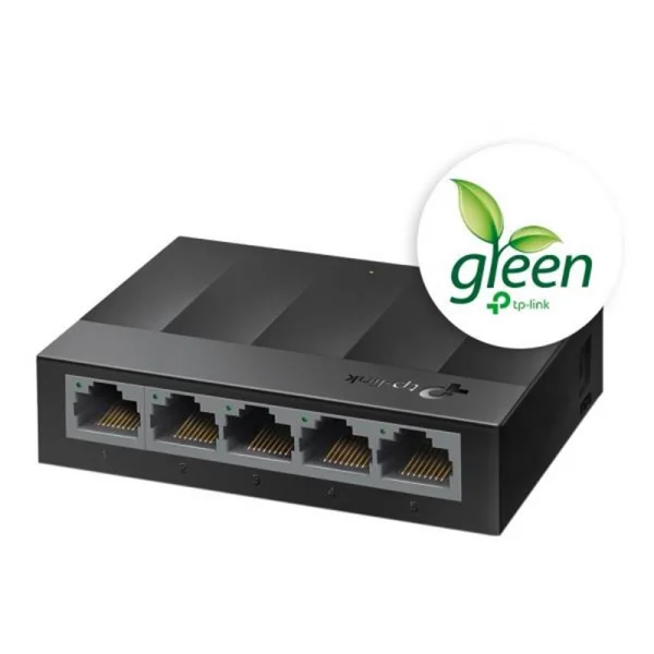 Switch 05 Portas Gigabit (100/1000Mbps) TP-Link LS1005G