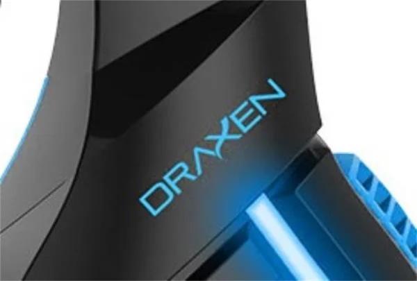Fone de Ouvido Headset Gamer Draxen DN100 Preto e Azul