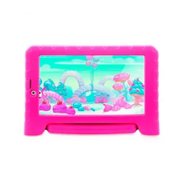 Tablet Multilaser Discovery Kids 7 Pol 3G Wi-Fi 8GB Dual Cmera Android Rosa NB292