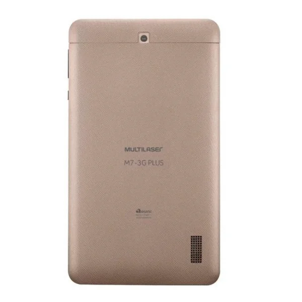 Tablet Multilaser M7 3G Plus Dual Chip Quad Core 1 GB de Ram Memria 16 GB Tela 7 Polegadas Dourado  NB306