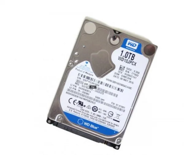 HD Notebook Sata de 1TB 5400Rpm Western Digital Blue - WD10JPCX