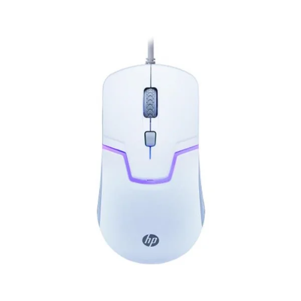 Mouse USB Gamer HP M100 Branco RGB 7QV24AA