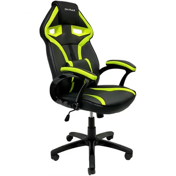 Cadeira Gamer Mymax MX1 Verde e Preta MGCH-8131/GR