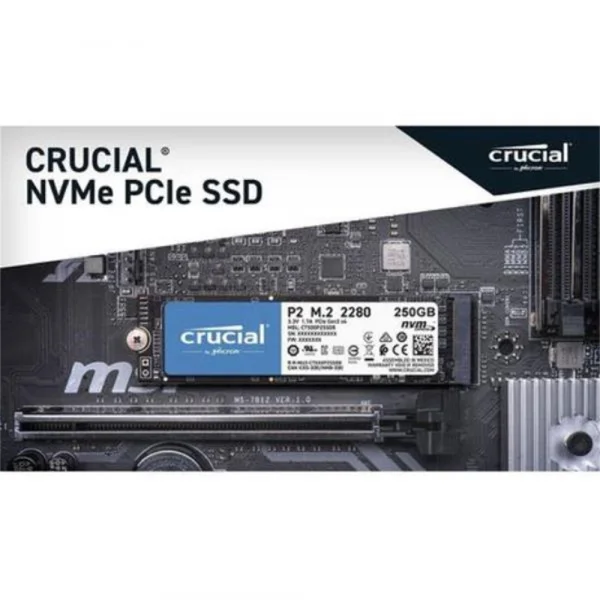 HD SSD de 250GB M.2 2280 NVMe Crucial P2 - CT250P2SSD8