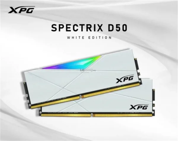Memoria para Desktop DDR4 8GB 3200Mhz Adata XPG Spectrix D50 RGB Branca AX4U32008G16A-SW50