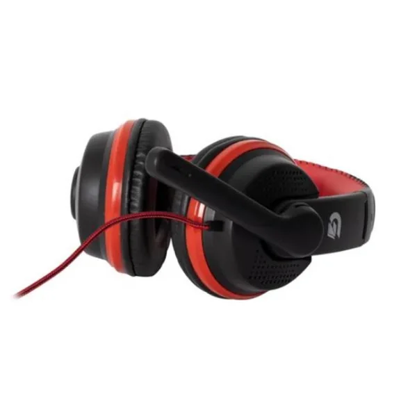 Fone de Ouvido Headset Gamer Com Microfone Fortrek SPIDER BLACK Preto/Vermelho - Plug P3