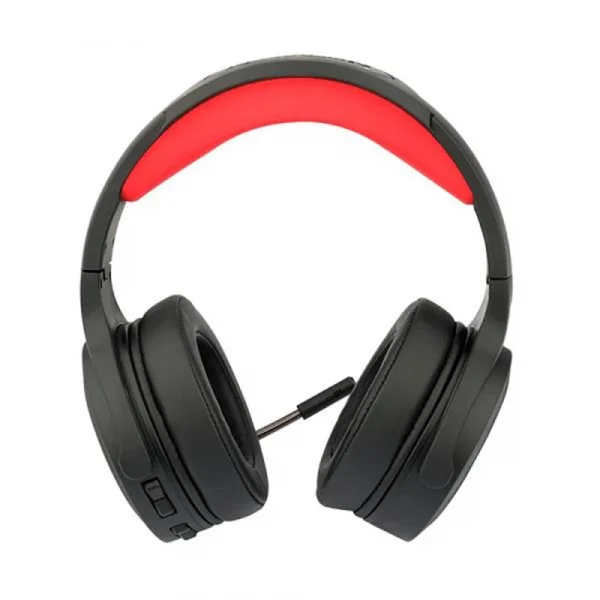 Fone de Ouvido Headset Gamer Redragon Pelops H818 Wireless Preto e Vermelho