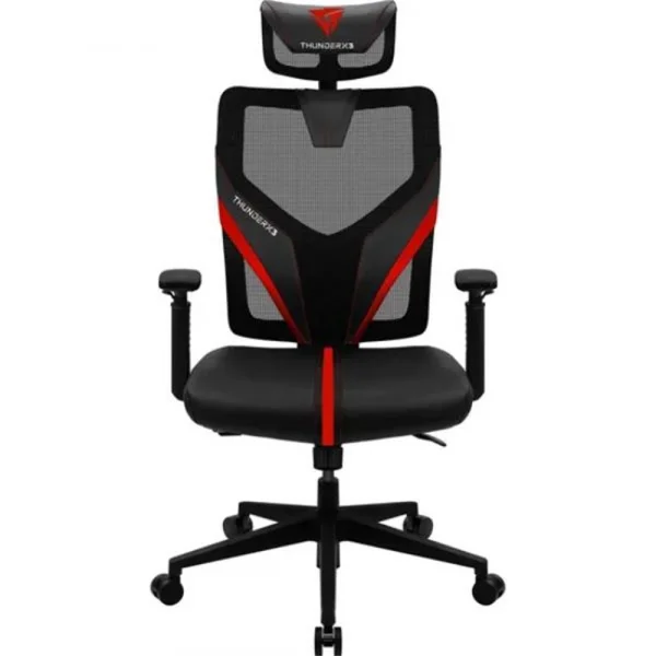Cadeira Gamer ThunderX3 Ergonomic Yama1 Preta e vermelha