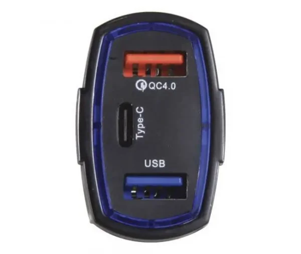 Carregador Veicular USB + USB-C 4.0A Flex Gold XC-V15USB-P