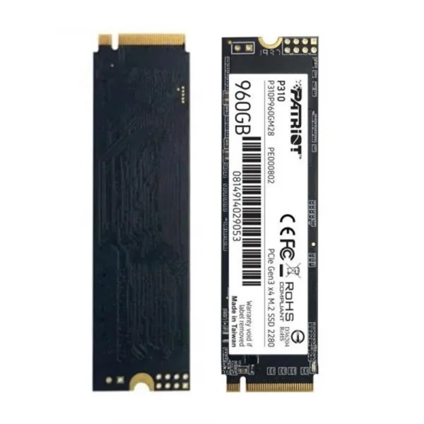HD SSD de 960GB M.2 2280 NVMe Patriot P310 - P310P960GM28