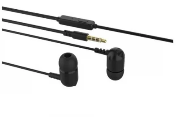 Fone de Ouvido Com Microfone Intra Auricular C3Tech EP-07BK Preto Plug P2 3.5mm