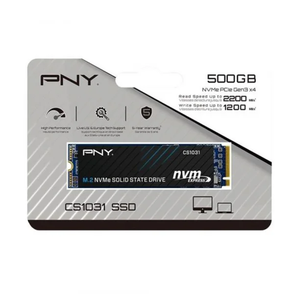 HD SSD de 2TB M.2 2280 NVMe PNY CS2130 - M280CS2130-2TB-RB