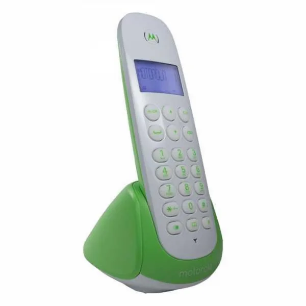 Telefone Sem Fio Motorola 700G Com Identificador Branco e Verde