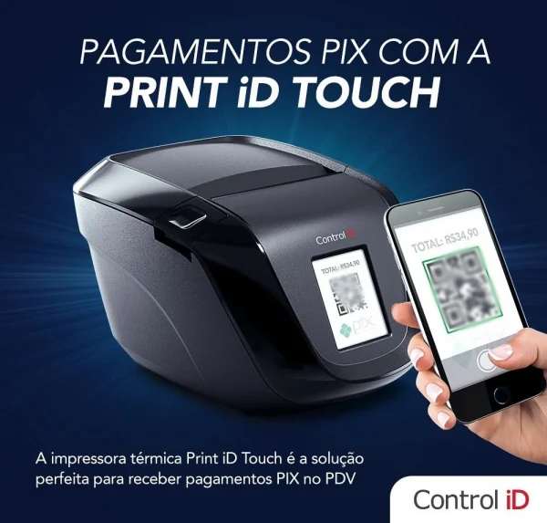 Impressora Termica Control ID Touch + Sat Fiscal KIT