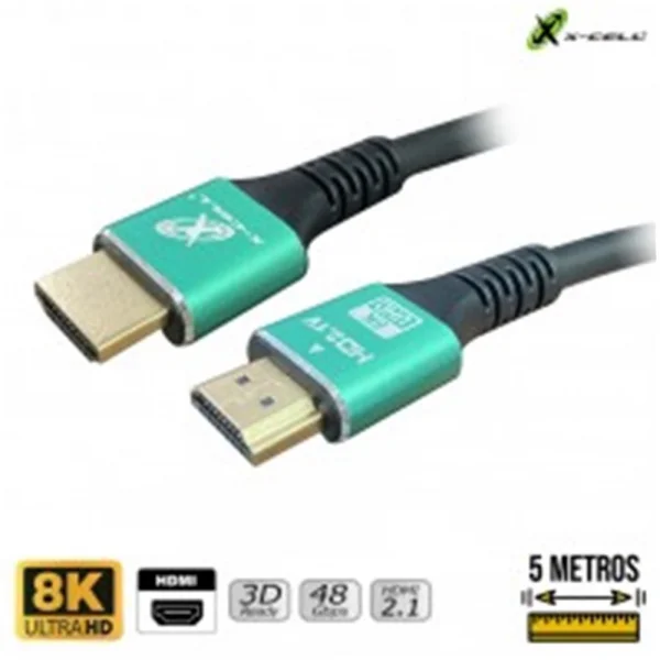 Cabo HDMI 5 Metros 8K Flex Gold XC-8K5