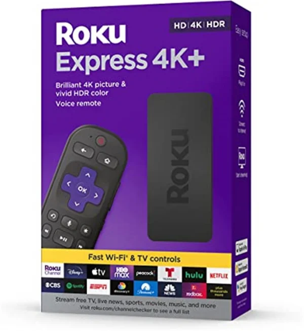 Smart TV Box Roku Express 4K Streaming Player