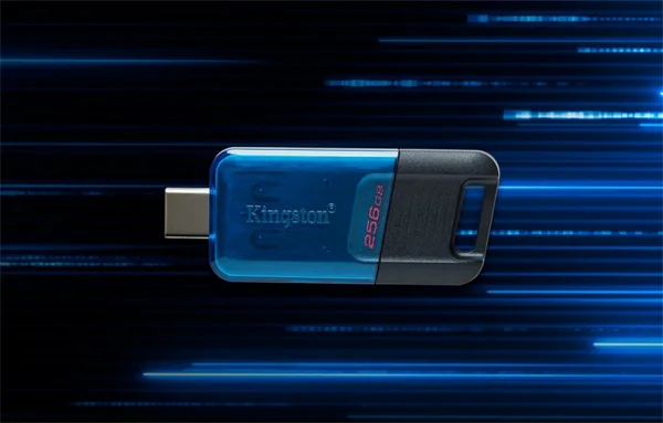 Pen Drive 64GB kingston 80M Azul USB-C 3.2