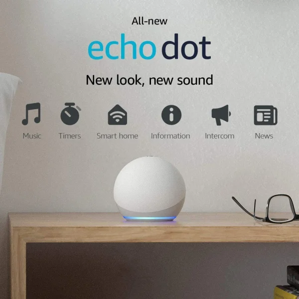Caixa de som Amazon Echo Dot Alexa 5 Geracao Branca