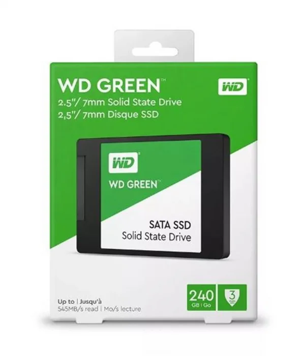 HD SSD de 240GB Sata Western Digital Green - WDS240G3G0A