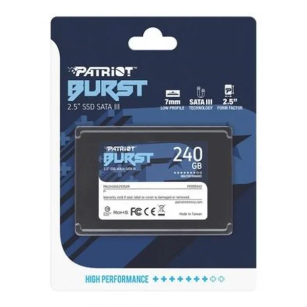 HD SSD de 240GB Sata Patriot Burst Elite - PBU240GS25SSDR