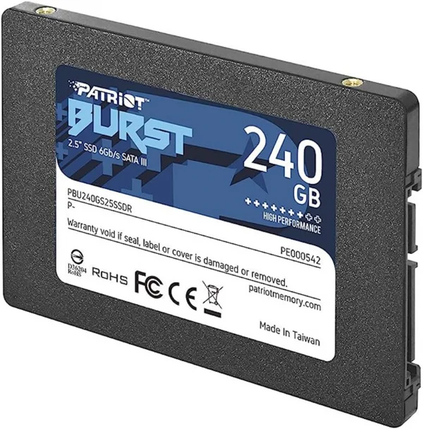 HD SSD de 240GB Sata Patriot Burst Elite - PBU240GS25SSDR