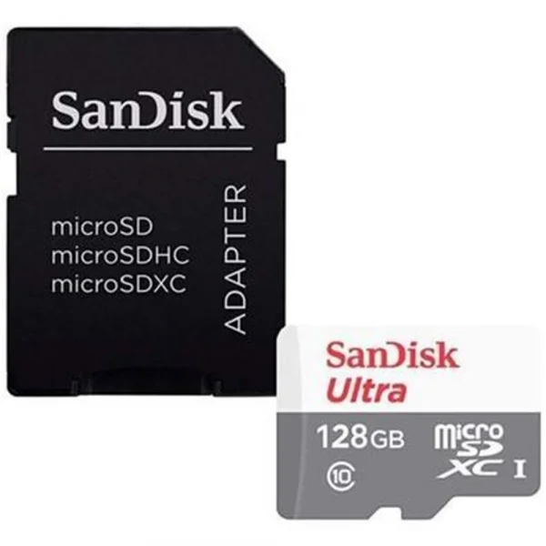 Cartao de Memoria microSD 128Gb Classe 10 Ultra Sandisk ?SDSQUNS-128G-GN6MN