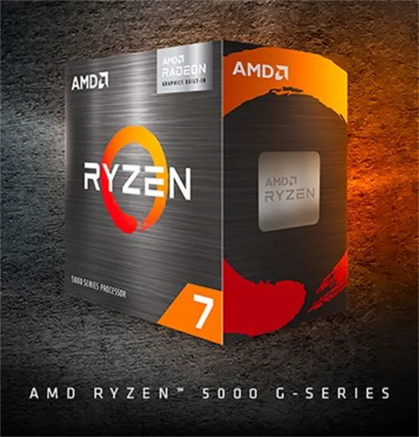 Processador AM4 AMD Ryzen 7 5700G 3.8GHz (Max Turbo 4.6GHz) 16MB BOX - 100-100000263