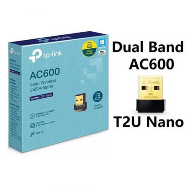 Adaptador USB Wireless Nano AC600 T2U Dual Band - TP-Link