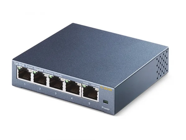 Switch 05 Portas Gigabit (100/1000Mbps) TP-Link TL-SG105