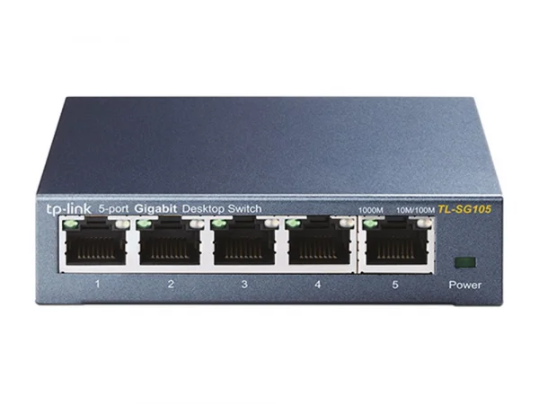 Switch 05 Portas Gigabit (100/1000Mbps) TP-Link TL-SG105