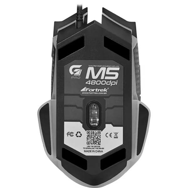 Mouse Gamer Fortrek M5 RGB Preto