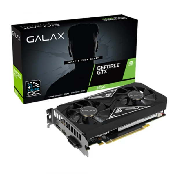 Placa de Vdeo GPU 4GB GTX 1650 EX Plus DDR5 128Bits Galax 65SQL8DS93E1