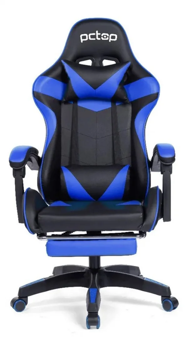 Cadeira Gamer PcTop Racer SE1006 Azul
