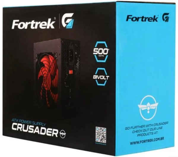 Fonte ATX Fortrek Gamer 300W Crusader SEM CAIXA RB