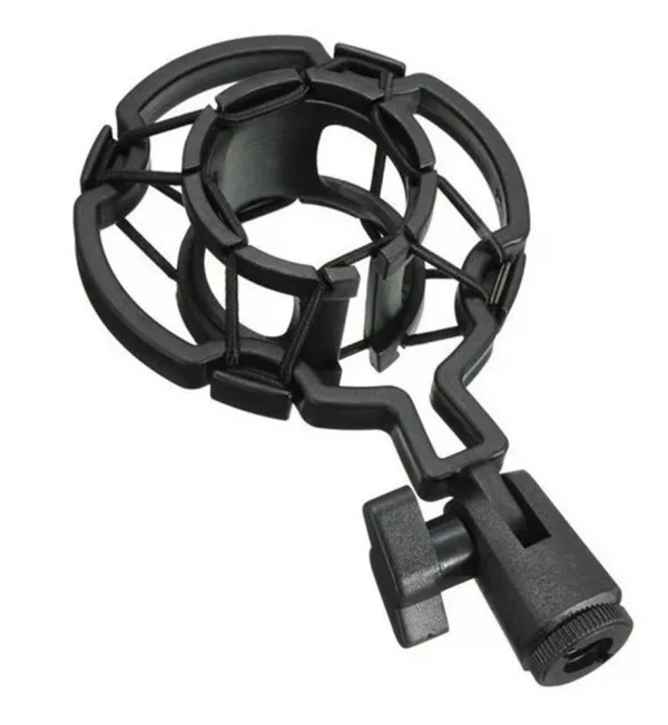 Suporte de Microfone Shock Mount Aranha MI-S20BK C3Tech atende microfones com dimetro 48 a 51mm